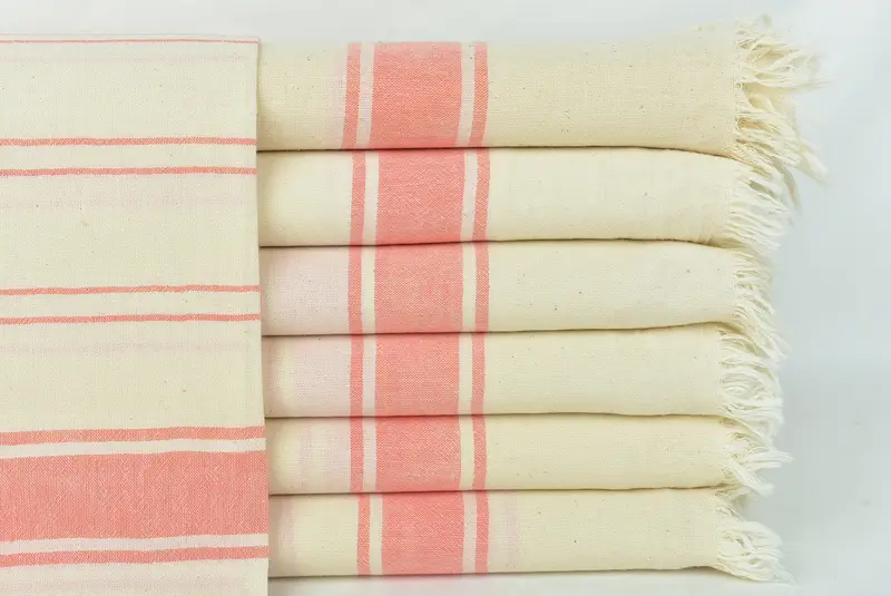 Beach towel, 68x36 Cotton Striped Towel, Lightweight quick-dry peshtemal towel for travel, Bridal Shower Gift, Xmas Gifts, Personalized Towel - 1