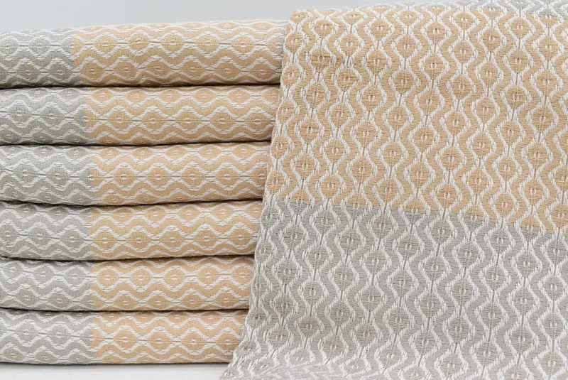 Absorbent towel, Beach Wedding Favor, Large Turkish Towel, 70x40 Cotton Striped Towel, Sand-resistant towel, Wedding Gift Ideas, Summer Towel - 2