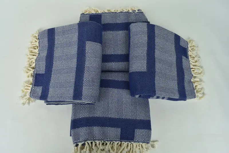 Gift For Him, Unique Gift, Custom Bath Towel, Summer Gift Ideas, Personalized Gift, Guest Towel, Monogrammed Beach Towel, 68x38 Cotton Chevron Towel - 7