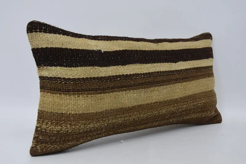 Pillow for Couch, Pillow for Sofa, Designer Throw Cushion Cover, Pillow Case, 12x24 Brown Pillow Cover, Pastel Pillow Sham, Boho Pillow Sham Cover - 3
