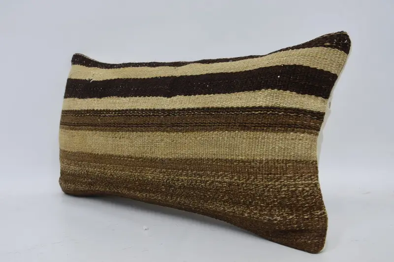 Pillow for Couch, Pillow for Sofa, Designer Throw Cushion Cover, Pillow Case, 12x24 Brown Pillow Cover, Pastel Pillow Sham, Boho Pillow Sham Cover - 4