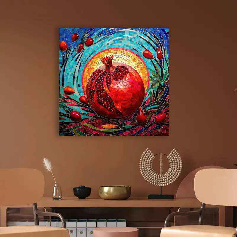 Elegant Abstract Printed Glass for Modern Kitchen Decor