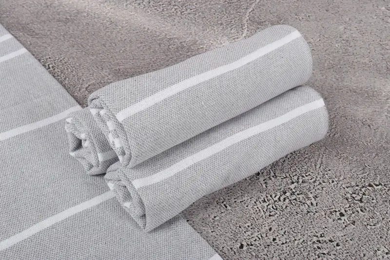 38x18 Cotton Striped Towel, Wedding Favors, Holiday Towel, Customized Towels, Bridesmaid Towel, Bathroom Towels, Personalized Kitchen Towel - 7