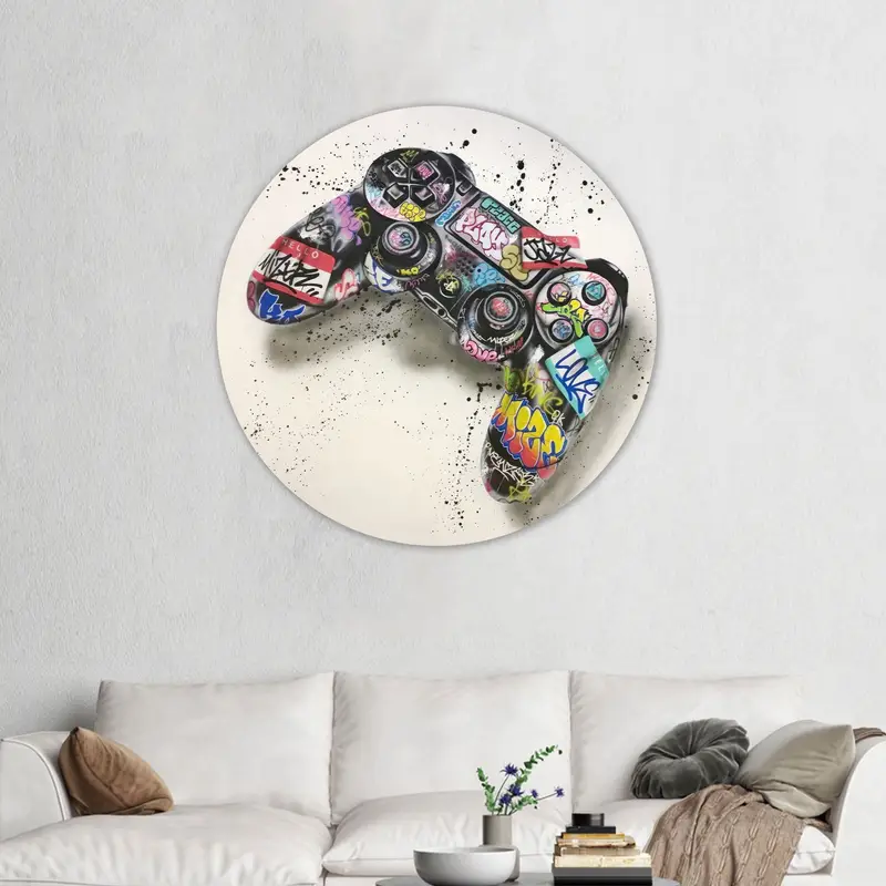 Artistic Banksy Graffiti Canvas for Your Game Room