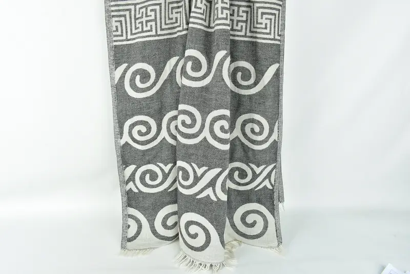 Personalized Bridesmaid Gift, Monogram Beach Towel, Bachelorette Party Favors, 70x36 Cotton Patterned Towel, Beach Wedding Favor, Bathroom Towel - 2