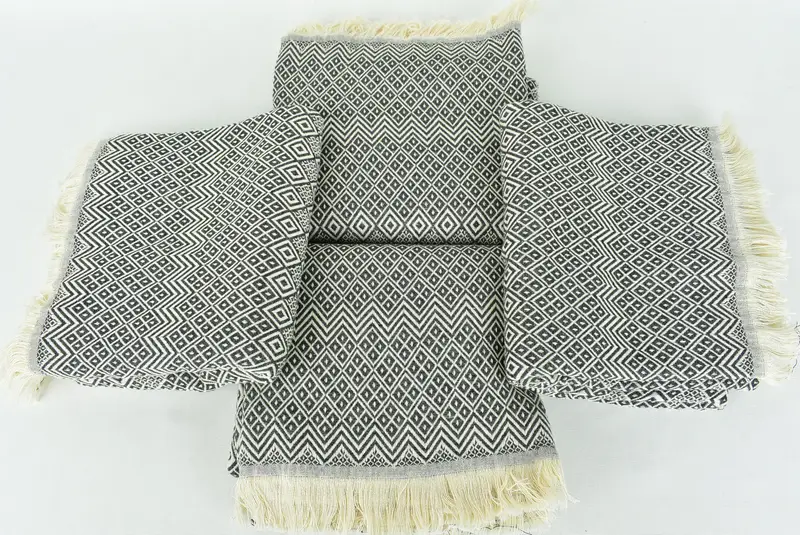 70x40 Cotton Diamond Towel, Hammam towel, Lightweight towel, Absorbent towel, Fringed Turkish towel for poolside, Personalized Gift For Him - 6