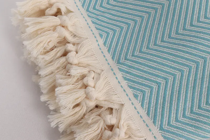 Woven Throw Blanket, 92x80 Cotton Diamond Towel, Merry Christmas Gifts, Bedspread, Organic Beach Blanket, Turkish Blanket Queen, Throw Blanket Couch - 6