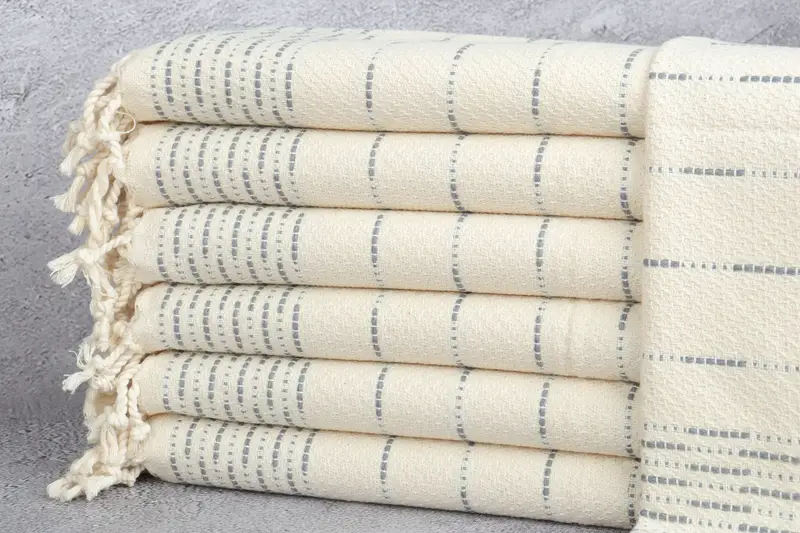 Personalized Gift For Her, Personalized Gifts, 36x18 Cotton Striped Design Towel, Personalized Gift, Custom Wedding Gifts, Turkish Towel Hand Towel - 1