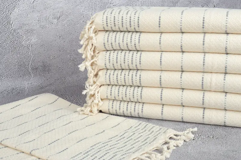 Personalized Gift For Her, Personalized Gifts, 36x18 Cotton Striped Design Towel, Personalized Gift, Custom Wedding Gifts, Turkish Towel Hand Towel - 2