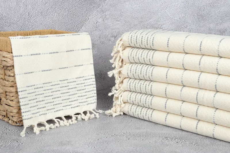 Personalized Gift For Her, Personalized Gifts, 36x18 Cotton Striped Design Towel, Personalized Gift, Custom Wedding Gifts, Turkish Towel Hand Towel - 3