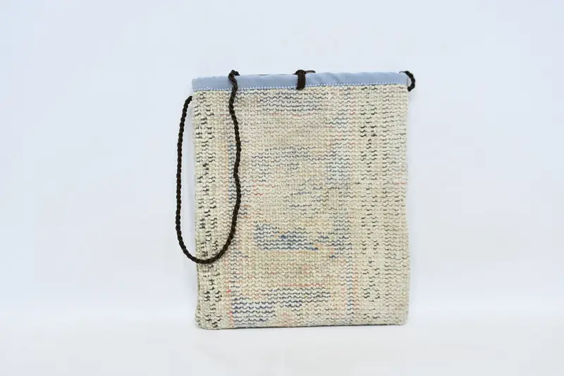 調節可能なストラップキリムバッグ、ウールヴィンテージモチーフクロスボディバッグ