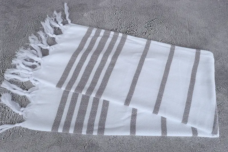36x24 Cotton Herringbone Towel, Monogram Kitchen Towel, Gift Boxes Tea Towels, Towel With Name, Turkish Towel Hand Towel, Personalized Kitchen Towel - 6