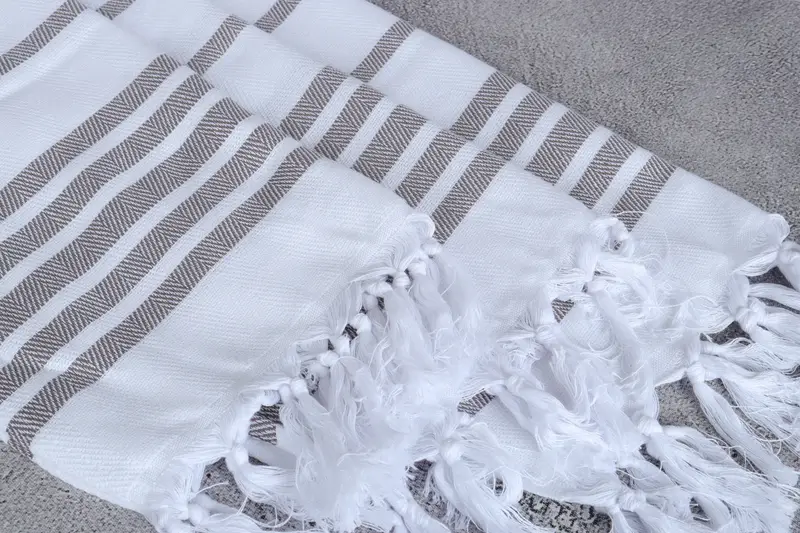 36x24 Cotton Herringbone Towel, Monogram Kitchen Towel, Gift Boxes Tea Towels, Towel With Name, Turkish Towel Hand Towel, Personalized Kitchen Towel - 5