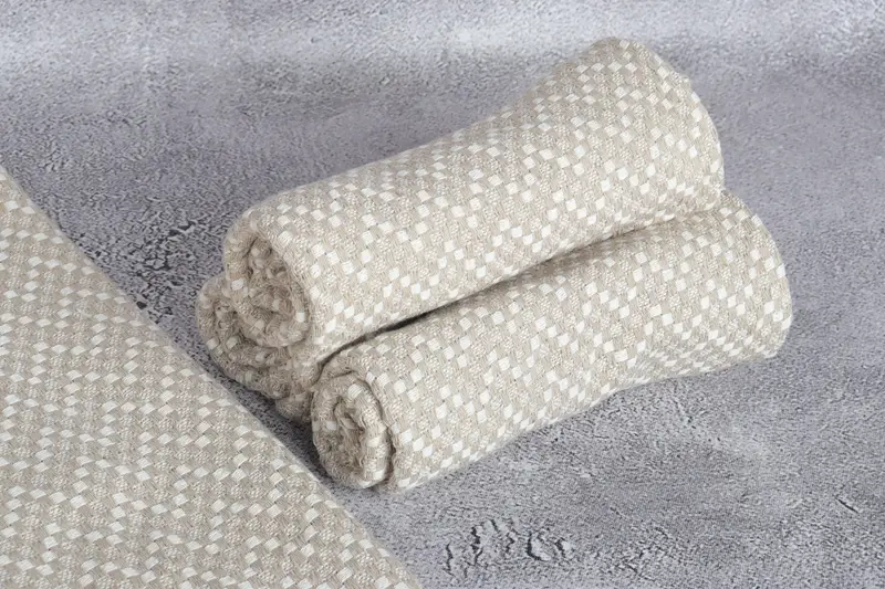 32x20 Cotton Herringbone Towel, Kitchen Towel, Monogram Tea Towel, Monogram Hand Towel, Turkish Tea Towel, First Wedding Anniversary Gift, Spa Towel - 8
