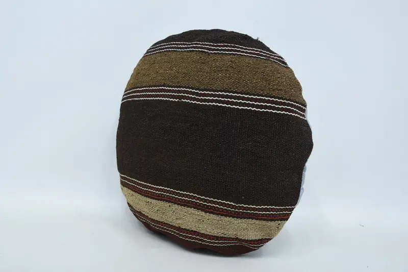 18x18 Brown Cushion Case, Muted Pillow, Pillow Sham, Interior Designer Pillow, Kilim Pillow Cover, Turkish Bench Cushion Cover, Gift Pillow - 4