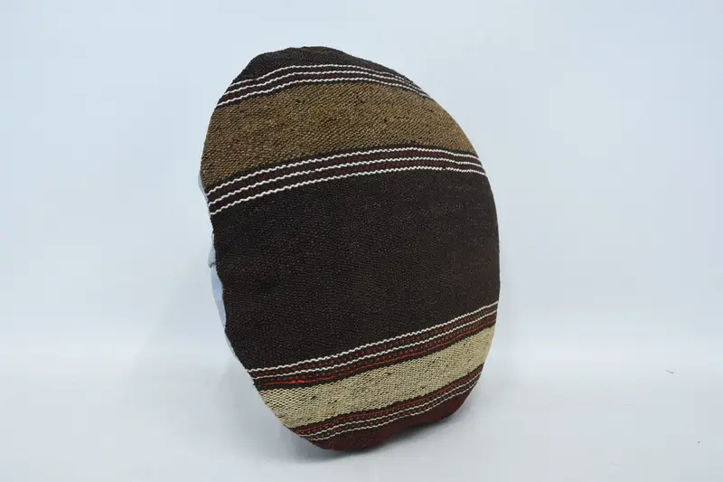 18x18 Brown Cushion Case, Muted Pillow, Pillow Sham, Interior Designer Pillow, Kilim Pillow Cover, Turkish Bench Cushion Cover, Gift Pillow - 3