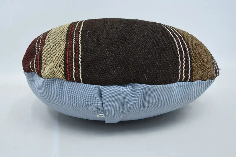 18x18 Brown Cushion Case, Muted Pillow, Pillow Sham, Interior Designer Pillow, Kilim Pillow Cover, Turkish Bench Cushion Cover, Gift Pillow - 5