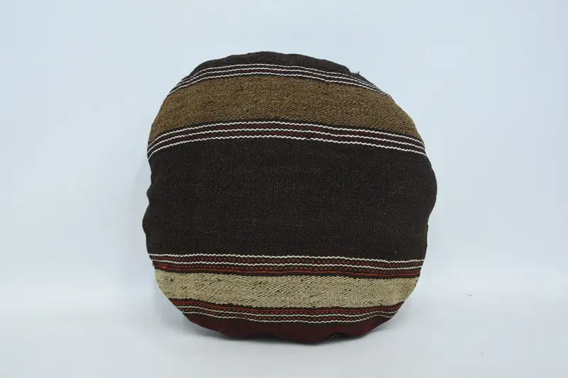 18x18 Brown Cushion Case, Muted Pillow, Pillow Sham, Interior Designer Pillow, Kilim Pillow Cover, Turkish Bench Cushion Cover, Gift Pillow - 1