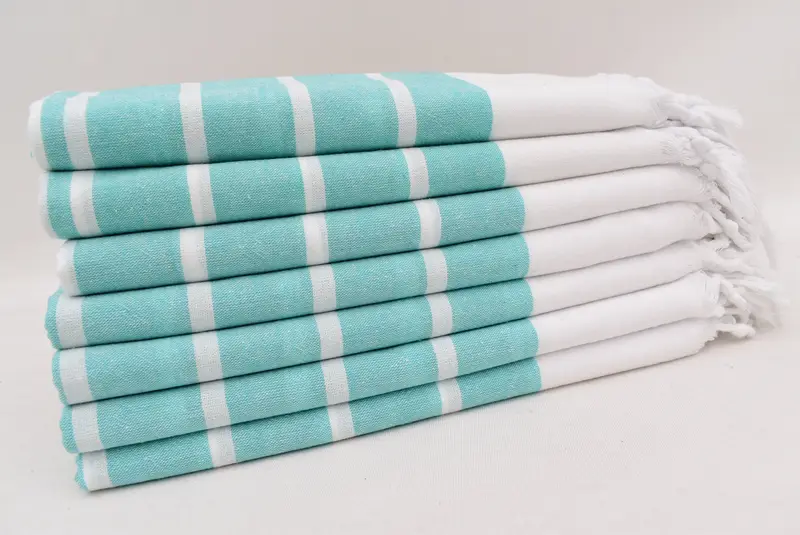 40x20 Baumwollstreifenhandtuch, Küchentuch, personalisiertes Geschenk für sie, türkisches Handtuch, Spa -Handtuch, Weihnachtsgeschenke, Sommergeschenk, Monogrammküchentuch - 4
