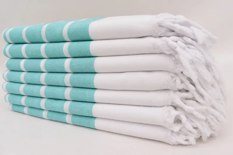40x20 Baumwollstreifenhandtuch, Küchentuch, personalisiertes Geschenk für sie, türkisches Handtuch, Spa -Handtuch, Weihnachtsgeschenke, Sommergeschenk, Monogrammküchentuch - 3