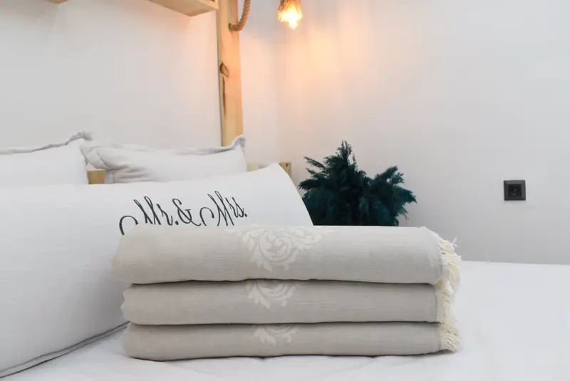Decorative Blanket, Christmas Gift Blanket, Housewarming Gift, Monogram Blanket, 70x60 Cotton Baroque Towel, Monogram Beach Blanket, Organic Throw - 1
