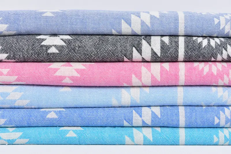 Turkish Towel Hand Towel, Travel Towel, Bathroom Towels, 40x18 Cotton Kilim Towel, Personalized Kitchen Towel, Wedding Gift For Bride, Spa Towel - 2