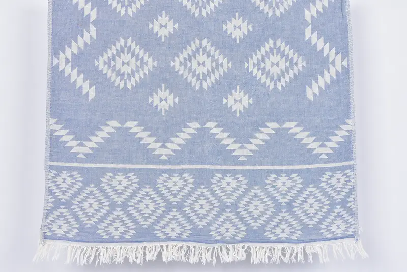 Turkish Towel Hand Towel, Travel Towel, Bathroom Towels, 40x18 Cotton Kilim Towel, Personalized Kitchen Towel, Wedding Gift For Bride, Spa Towel - 7