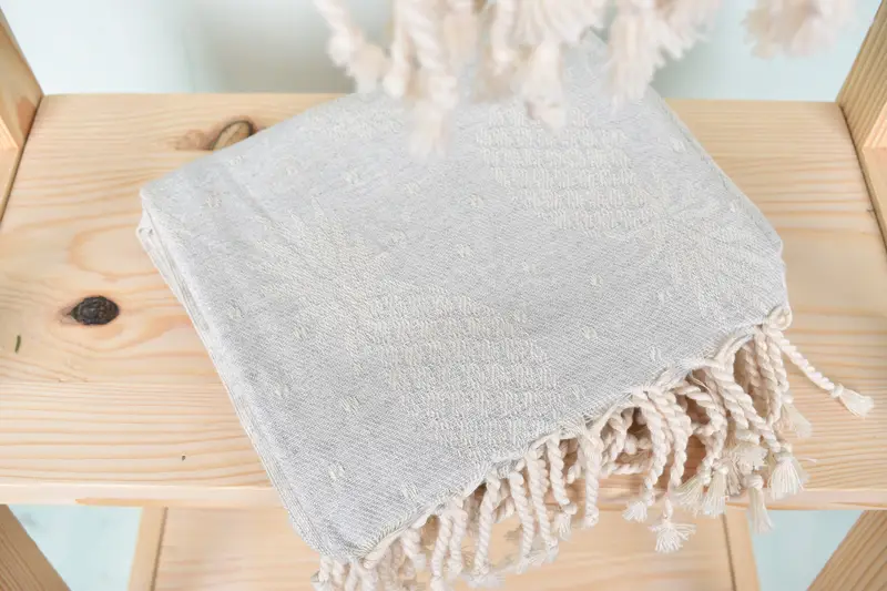 Eco-Friendly Turkish Towel, Travel Towel, Travel towel, Turkish hand towel, Bridesmaid Gifts, 80x40 Cotton Pineapple Design Towel, Customized Towels - 6