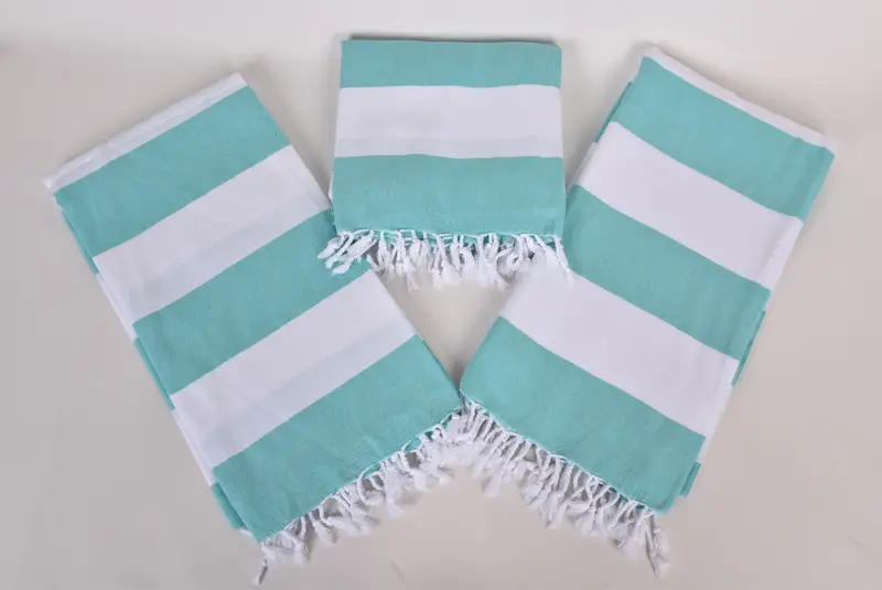 Merry Christmas Gifts, Sand-free towel, Bachelorette Party Items, Organic Turkish towel, Gifts For Him, Kids Beach Towel, 70x40 Cotton Striped Towel - 6