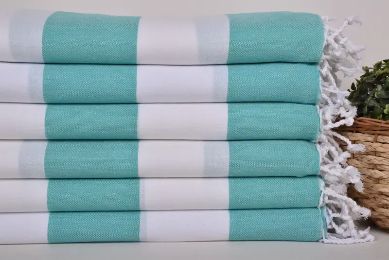 Merry Christmas Gifts, Sand-free towel, Bachelorette Party Items, Organic Turkish towel, Gifts For Him, Kids Beach Towel, 70x40 Cotton Striped Towel - 2