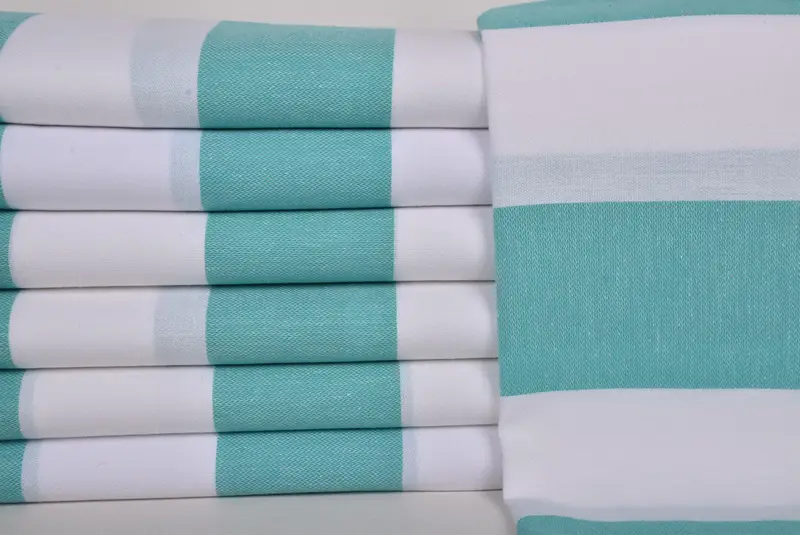 Merry Christmas Gifts, Sand-free towel, Bachelorette Party Items, Organic Turkish towel, Gifts For Him, Kids Beach Towel, 70x40 Cotton Striped Towel - 1