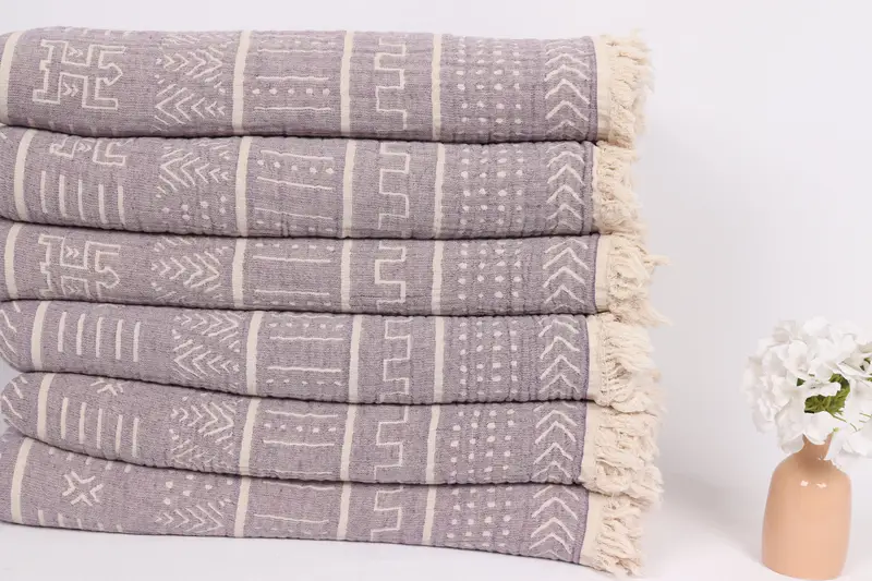 92x80 Cotton Ethnic Design Towel, Merry Christmas Gifts, Throw Blanket Couch, Turkish Towel Blanket, Tablecloth, Bachelorette Party Favors - 3