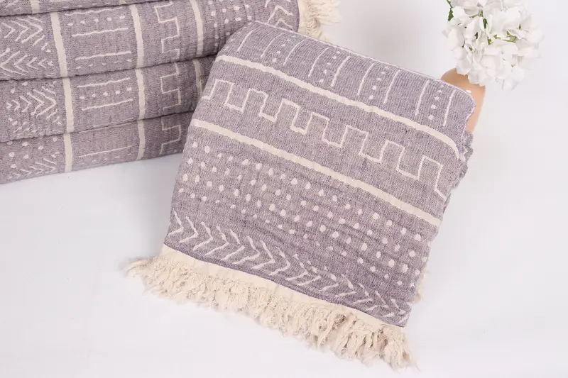 92x80 Cotton Ethnic Design Towel, Merry Christmas Gifts, Throw Blanket Couch, Turkish Towel Blanket, Tablecloth, Bachelorette Party Favors - 4