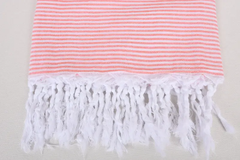 80x36 Cotton Striped Towel, Best Friend Gift, Turkish fouta towel for outdoor use, Gift Boxes Towel, Bridal Shower Gift, Bridesmaid Gift Towel - 3