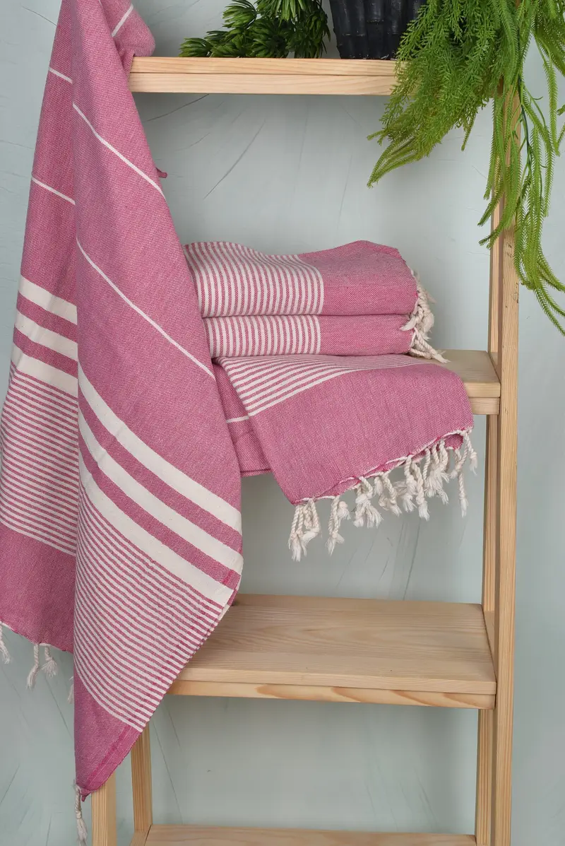 Luxury towel, Bachelorette Party Decorations, Handmade Gift, Bachelorette Favors Beach, 70x40 Cotton Striped Towel, Spa Towel, Bride Gift - 6