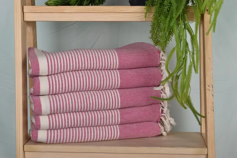 Luxury towel, Bachelorette Party Decorations, Handmade Gift, Bachelorette Favors Beach, 70x40 Cotton Striped Towel, Spa Towel, Bride Gift - 1