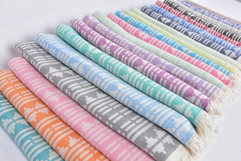 70x40 Linen Kilim Design Towel, Summer Gift, Absorbent towel, Personalized Turkish Towel, Kids Beach Towel, Grandma Gift, Monogram Towels - 8
