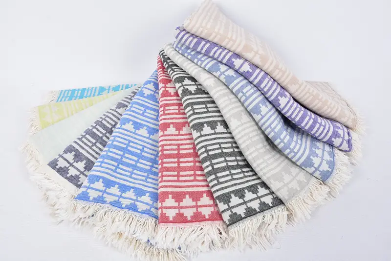 70x40 Linen Kilim Design Towel, Summer Gift, Absorbent towel, Personalized Turkish Towel, Kids Beach Towel, Grandma Gift, Monogram Towels - 6
