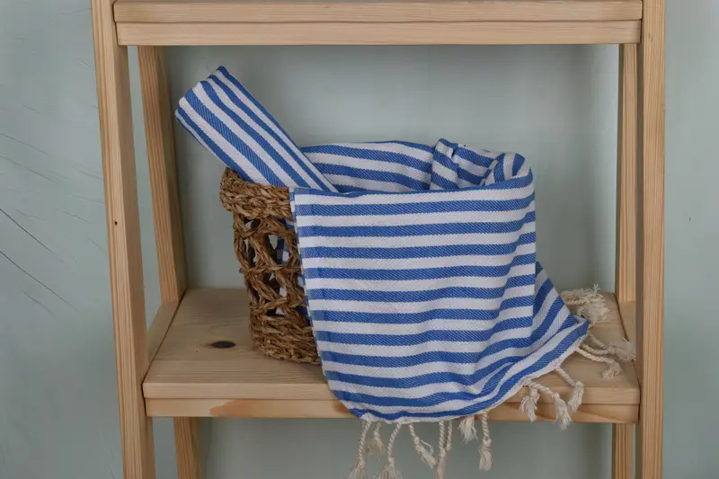 Towel With Name, Custom Hand Towel, 40x18 Cotton Striped Towel, Personalized Hand Towel, Turkish Tea Towel, Bridesmaid Gift, Bridesmaid Favors - 4