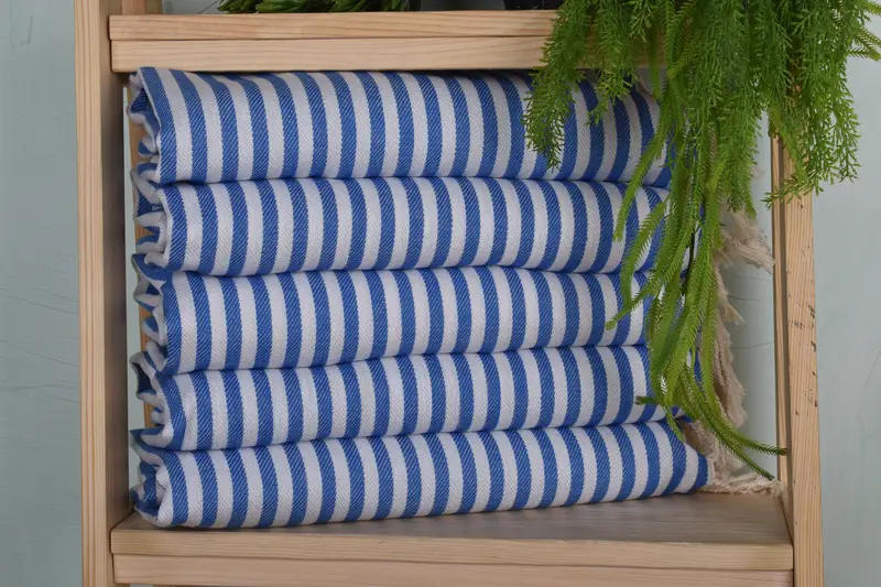 Towel With Name, Custom Hand Towel, 40x18 Cotton Striped Towel, Personalized Hand Towel, Turkish Tea Towel, Bridesmaid Gift, Bridesmaid Favors - 1