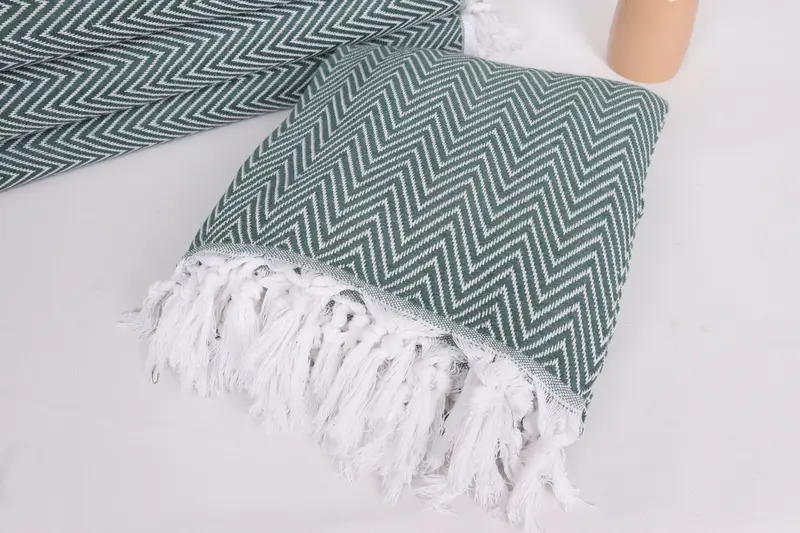 Anma hediyesi, dokuma atma battaniyesi, Noel masa örtüsü, 96x80 pamuklu chevron havlu, düğün iyilikleri, kişiselleştirilmiş hediyeler, en iyi düğün hediyesi - 5