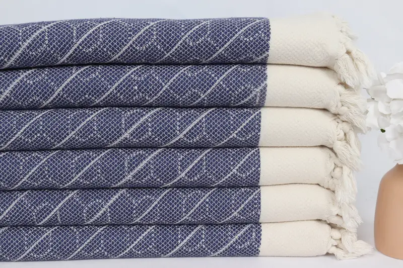 Personalized Kitchen Towel, Wedding Favors, 36x18 Cotton Geometric Towel, Monogram Tea Towel, Bridesmaid Gift, Personalized Hand Towel, Gift For Him - 3