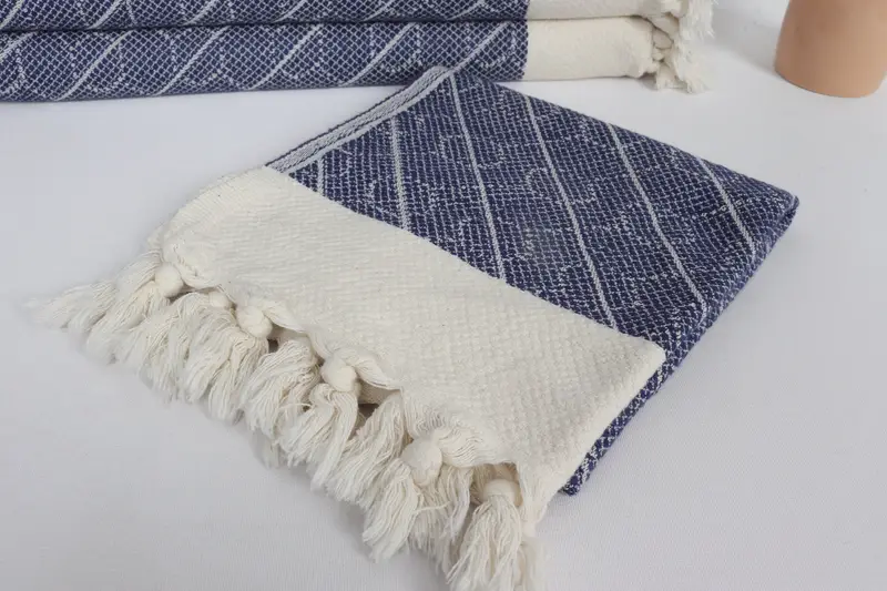 Personalized Kitchen Towel, Wedding Favors, 36x18 Cotton Geometric Towel, Monogram Tea Towel, Bridesmaid Gift, Personalized Hand Towel, Gift For Him - 5
