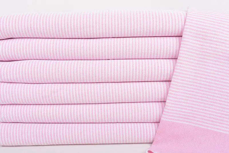 40x18 Cotton Striped Towel, Custom Hand Towel, Monogrammed Hand Towel, Best Friend Wedding Gift, Gift For The Home, Small Bath Towels, Handmade Gift - 2