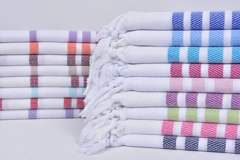 Monogram Kitchen Towel, Personalized Gifts, Embroidery Towels, Personalized Dish Towel, 36x24 Cotton Herringbone Towel, Decorative Towel - 1