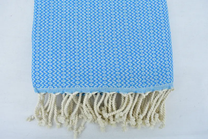 70x40 Cotton Diamond Towel, Wedding Favors, Lightweight Turkish towel, Gift For Coworker, Sand-resistant Turkish towel for the beach, Travel towel - 7