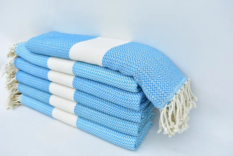 70x40 Cotton Diamond Towel, Wedding Favors, Lightweight Turkish towel, Gift For Coworker, Sand-resistant Turkish towel for the beach, Travel towel - 2