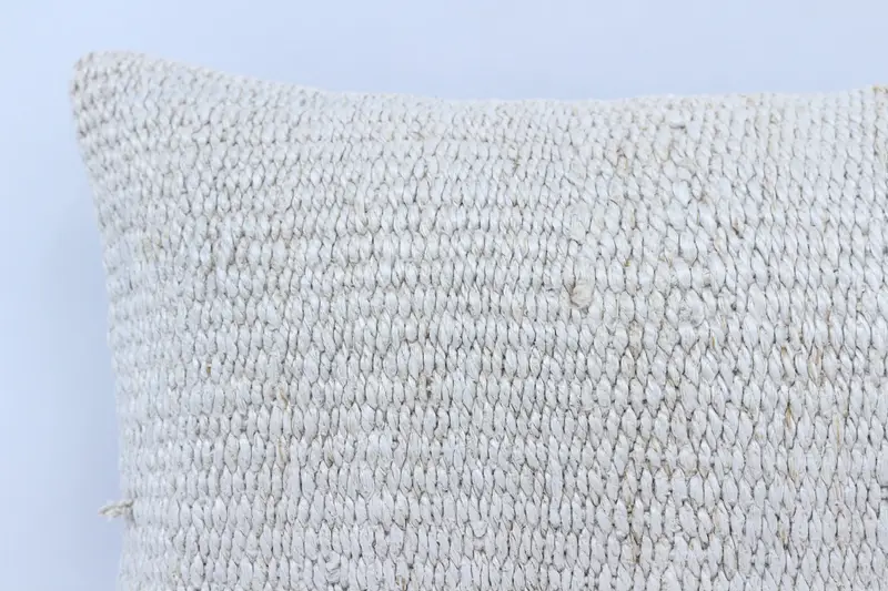 16x24 White Cushion, Couch Cushion Case, Pillow Case, Boho Pillow, Vintage Kilim Pillow, Kilim Cushion Sham, Decorative Bolster Cushion Cover - 2
