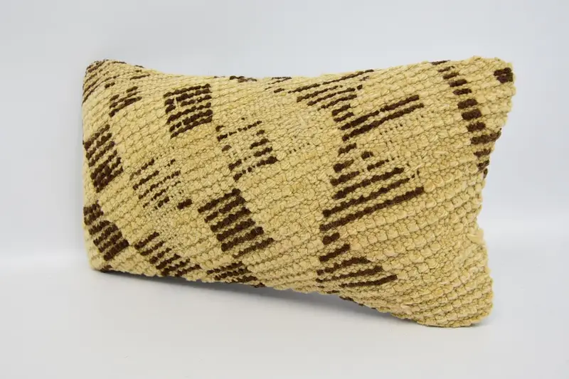 Tapestry Pillow Case, Designer Throw Pillow, 8x16 Beige Pillow Cover, Home Decor Pillow, Cushion, Vintage Pillow, Pillow for Sofa - 4