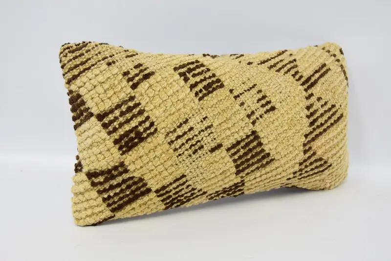Tapestry Pillow Case, Designer Throw Pillow, 8x16 Beige Pillow Cover, Home Decor Pillow, Cushion, Vintage Pillow, Pillow for Sofa - 3